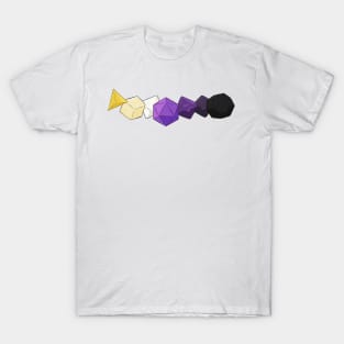 Pride Dice Nonbinary NB Enby T-Shirt